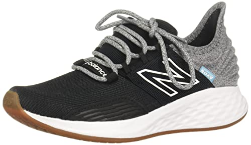 New Balance Kids' Fresh Foam Roav V1 Lace-up Sneakers Black Light Aluminum 5.5 Big Kid