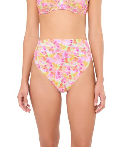 Beach Riot Women's Highway Bottoms Large Neon Bouquet - Beachwear Swimwear