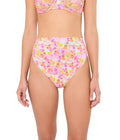 Beach Riot Women's Highway Bottoms Large Neon Bouquet - Beachwear Swimwear