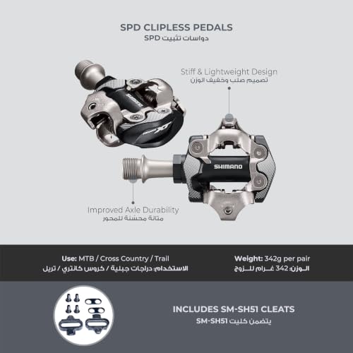 Shimano Cross Country SPD Bike Pedals - Race Gravel MTB