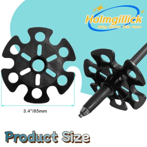 10 Pack Snow Basket Replacement for Trekking and Ski Poles