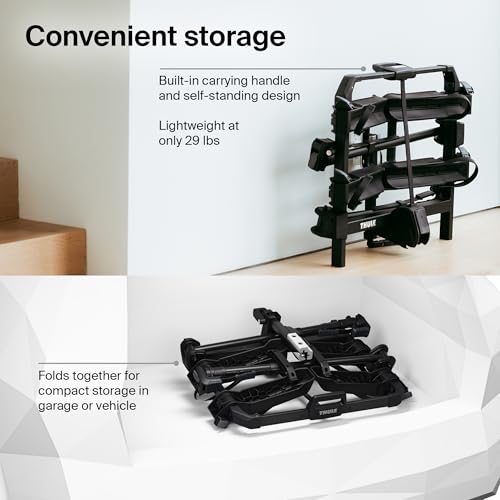 Thule OutPace 2 Bike Hitch Rack - Supports 2 Bikes, 1.25" & 2" Hitch, 110lb Capacity