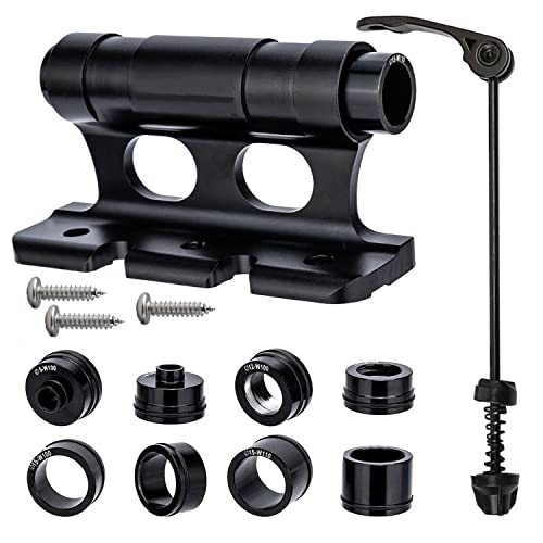 Brown Aluminum Bike Fork Mount Block for Storage & Transport