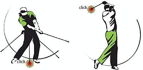 Golf Swing Trainer Caddy - Improve Distance, Rhythm & Accuracy