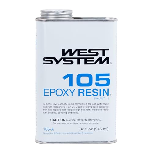 West System 105A Resin & 206A Slow Hardener Repair Kit with Pumps - Bonding Adhesives