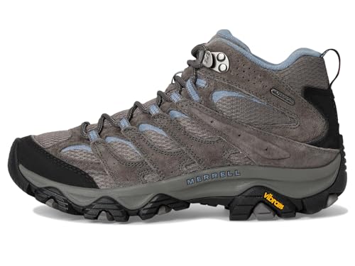 Merrell Women's Moab 3 Mid Waterproof Hiking Boots - Granite, Size 9