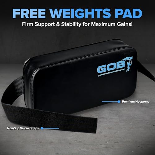 Charles Glass Gob Pad 4.0 - Premium Weight Lifting Pad for Free Weights & Bench Support
