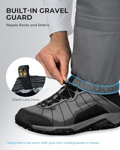 KastKing RiverWalker Stockingfoot Hip Waders for Fishing - Large Size