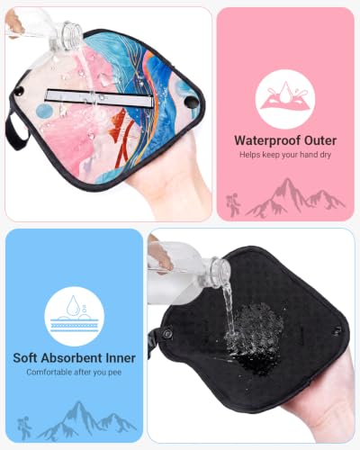Pee Cloth for Women Hiking Essentials - Mountains Variation 2-Pack