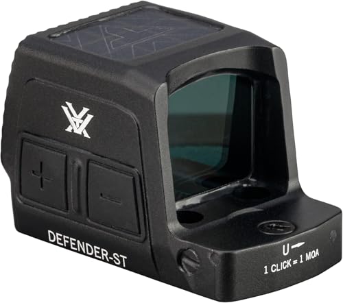 Vortex Defender-ST Enclosed Solar Micro Red Dot Sight Multi-Reticle for Rifles & Pistols