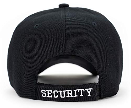 First Class Security Cap with ID Badge - White, One Size