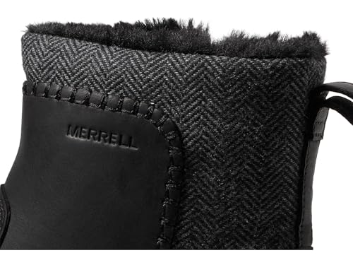 Merrell Women's Encore Ice 5 Mid Zip Winter Snow Boots - Black, Size 7