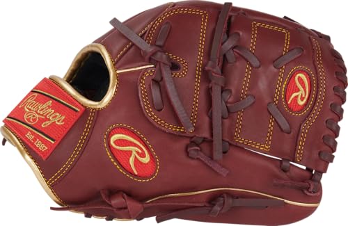 Rawlings R9 Series Baseball Glove 12 Inch Right Hand Sherry Web - Youth & Intermediate