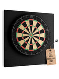 Fluxynara Foldable Felt Dart Board Wall Protector Square Black - 23.62 Inch