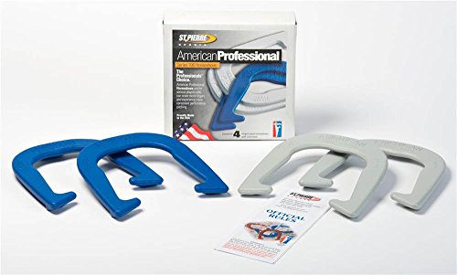 St. Pierre AS2 Horseshoes Set for Tournament Play - 4-Pair American Professional Horseshoes