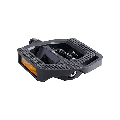 Shimano Pedals PD-T421 CLICK'R Flat Bicycle Pedals - Standard / One
