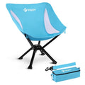 VILLEY Portable Folding Camping Chair - Lightweight Outdoor Seat, Blue, Variation 1