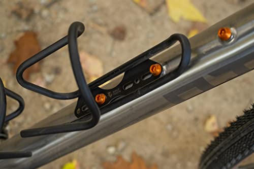 Wolf Tooth Morse Ti Limited Edition Black Titanium Bottle Cage - Repositionable, Made in USA