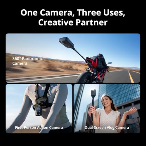 DJI Osmo 360 Standard Combo Waterproof 8K Action Camera with 120MP Photos & 105GB Storage - Variation of DJI Osmo 360 Standard Combo