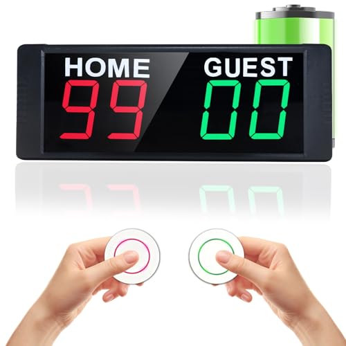 Rechargeable Electronic Scoreboard for Indoor & Outdoor Games with Remote Control