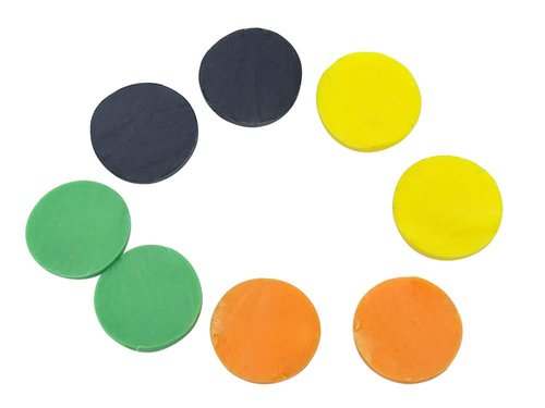 AOOHYEO Reusable 0.68 Caliber Paintballs - 100 New Re-Usable Rubber Training Elastic Balls Paint Balls