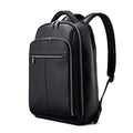 Samsonite Classic Leather Backpack One Size Black Business Travel Laptop Bag
