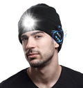 Bluetooth Beanie with Light - Wireless Headphones for Men, Teens, Outdoor Activities - Black