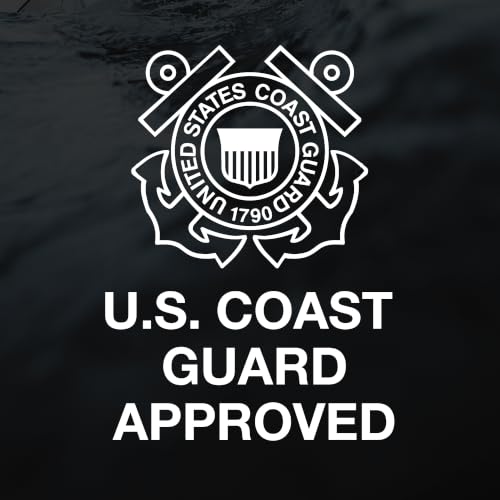 One Size Kayak Fishing Life Jacket - USCGA PFD with Multiple Pockets & Adjustable Straps