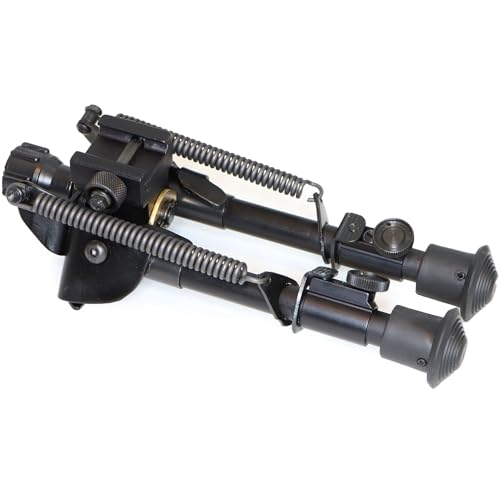 Harris Bipod S-BRP Picatinny Rail Mount 6-9 Inches Black - Rifle Stabilizer