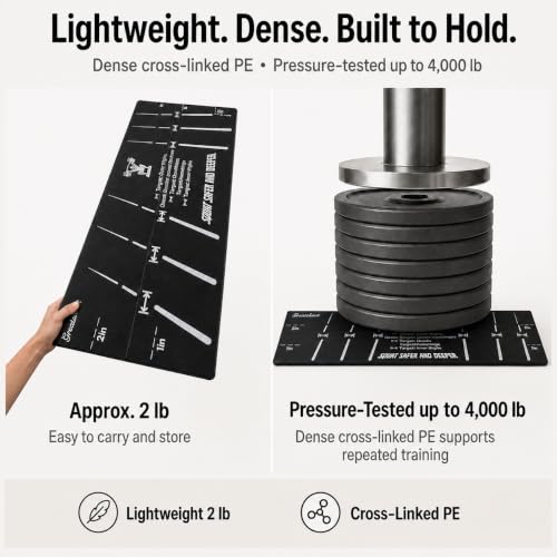 Squat Wedge Block - 15° Heel Elevated Slant Board for Better Form