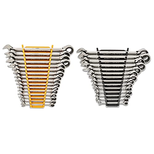 GEARWRENCH 30 Piece SAE & Metric Ratcheting Combination Wrench Set - Off-Corner Design