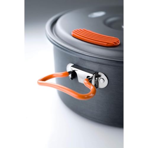 GSI Outdoors Halulite 3.2L Aluminum Camping Pot with Lid & Folding Handle