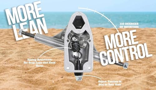 Surf Skate Cruiser 32x10 Inch Maple Deck Carving Trucks Fully Assembled