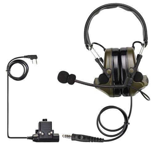 Retevis EHK007 Tactical Headset for Radio, Hearing Protection & Communication