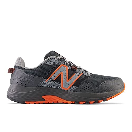 Men's Trail Running Shoe 11.5 X-Wide Black Cayenne Grey - New Balance 410 V8