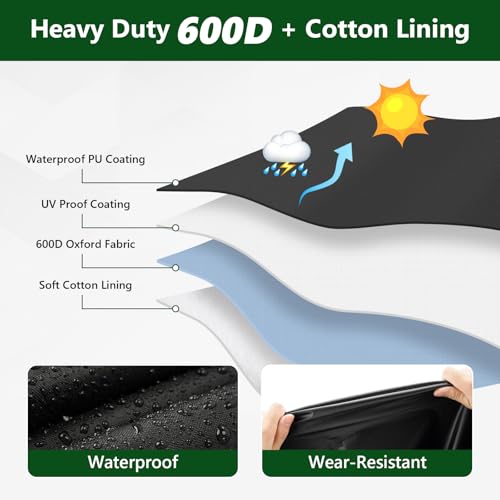 XXL Bike Cover for Transport 3 Bikes Waterproof Rack Cover - CEMOFE
