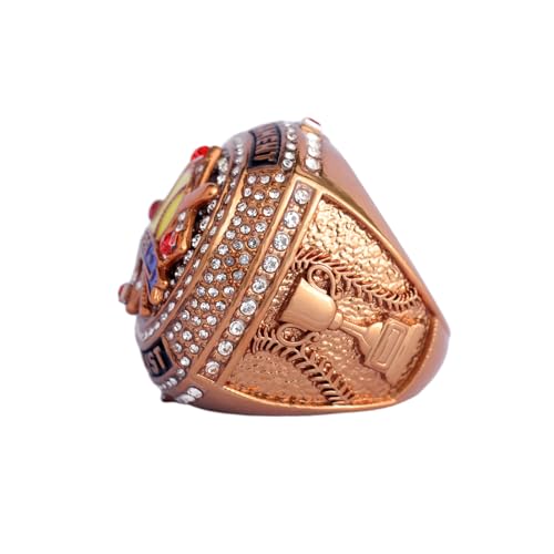 Softball Championship Trophy Rings - 2 or 12 Pack, Team Award, Size 9.5, Gold & Silver