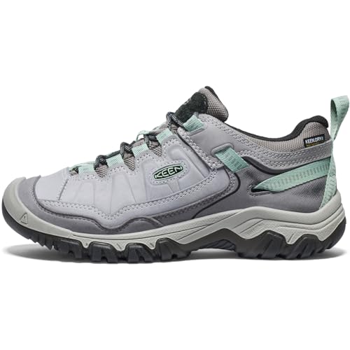 Waterproof Hiking Shoes for Women - Targhee 4 Wide Alloy Granite Green