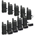 Retevis RT22 Business Walkie Talkies with USB Charger, 10 Pack Portable Two-Way Radios