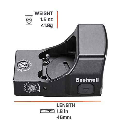 Bushnell RXS250 with 4 MOA Dot, Waterproof, for Pistols & Shotguns