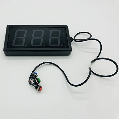 LED Up/Down Digital Counter with Remote & Buttons 3 Inch High