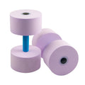 Aqua Dumbbells 2-Pack - EVA Foam Water Aerobic Dumbbells for Pool Strength Training, Non-Slip Floating Fitness Equipment for Men Women (Purple)
