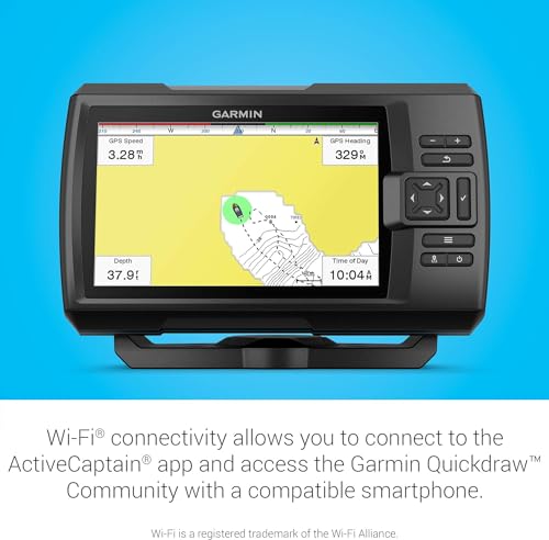 Garmin Striker Vivid 7cv Fishfinder with CHIRP Sonar & GPS - 7-inch Color Display
