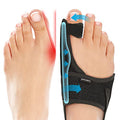 Bunion Corrector for Men & Women - Toe Straightener with Adjustable Support