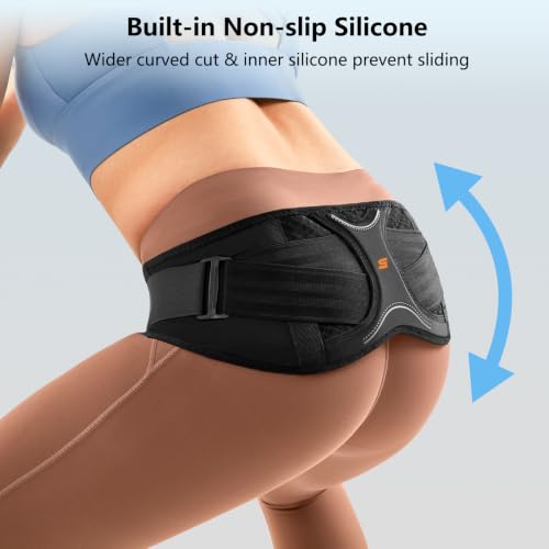 SueStar SI Belt for Women with 3D Pad - Gray Medium Sacroiliac Hip Support