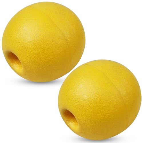 Round Deep Water Fishing Floats 4-inch Diameter 2pcs High Visibility Buoy Marker