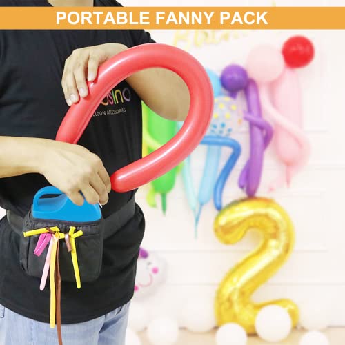 Consfly Blue Rechargeable Electric Balloon Inflator for 260/360 Long Balloons