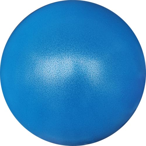 Mini 9-Inch Exercise Ball with Pump - Blue - Compact Pilates & Fitness Ball
