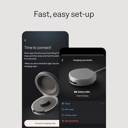 Oura Ring 5 Official Charging Case Size 10 | Up to 30 Days Battery