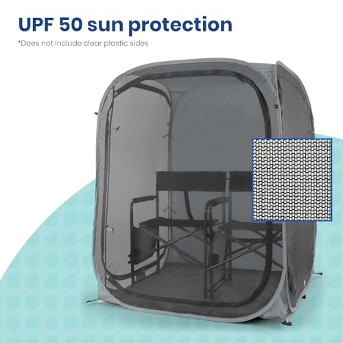Under the Weather WeatherPod® XL Silver Mesh 1-Person Pop-Up Shelter